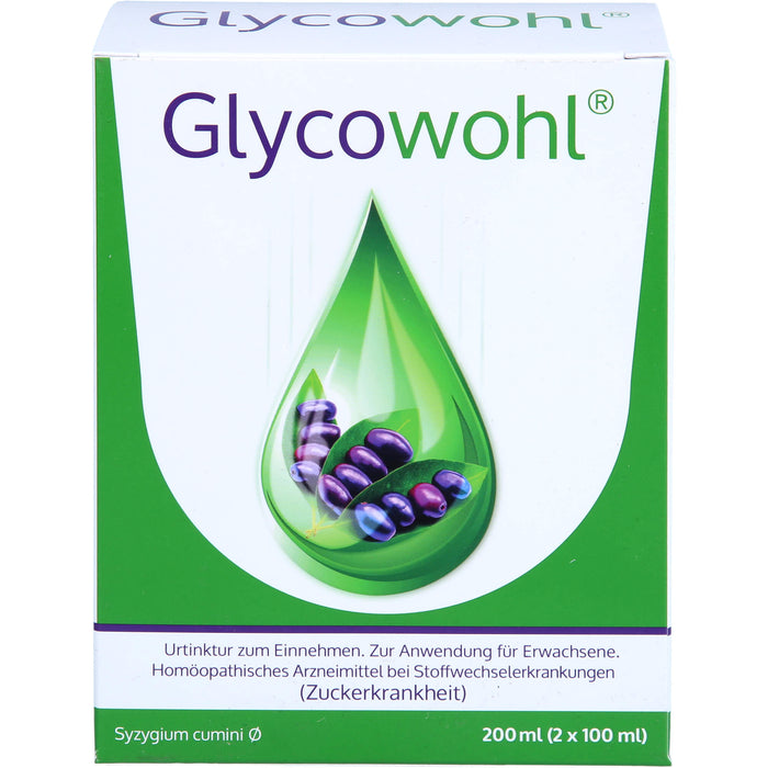 Glycowohl Urtinktur bei Stoffwechselerkrankungen, 100 ml Lösung