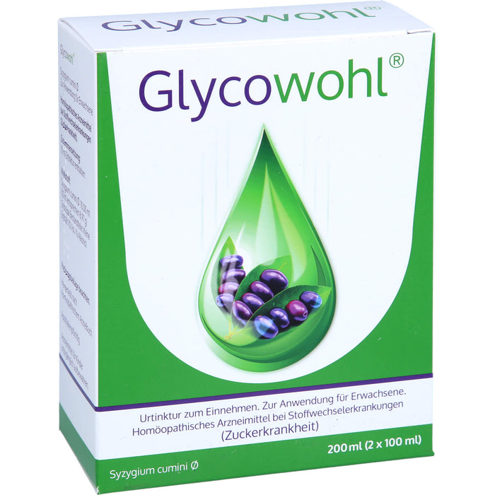 Glycowohl Urtinktur bei Stoffwechselerkrankungen, 100 ml Lösung