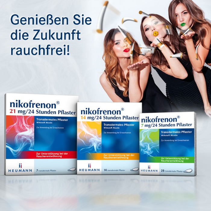 nikofrenon 14 mg/24 Stunden Pflaster, 7 pc Pansement