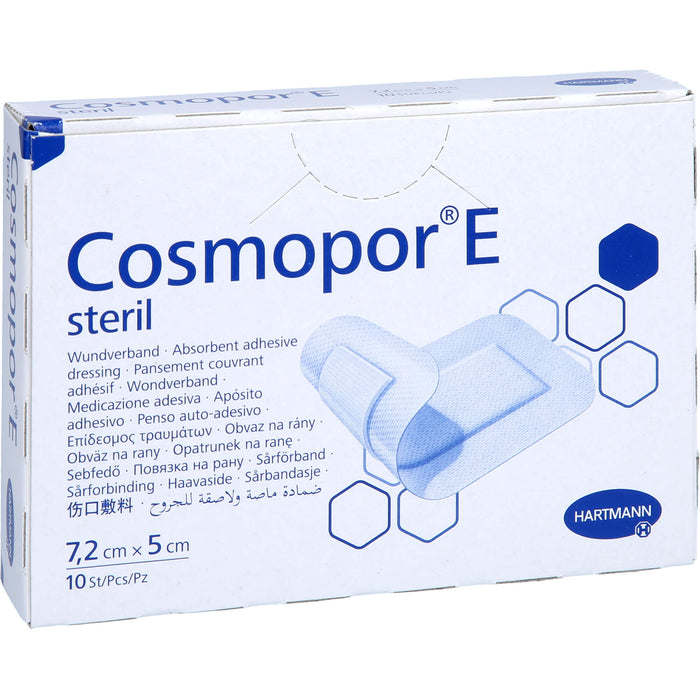 Cosmopor E steriler Wundverband 7,2 x 5 cm, 10 St. Verband