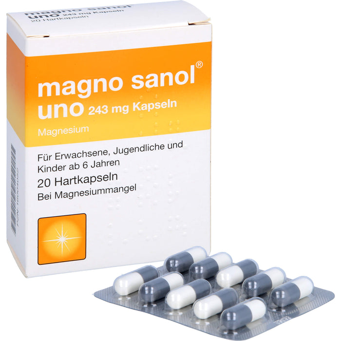 Magno Sanol uno 243 mg Kapseln, 20 pc Capsules
