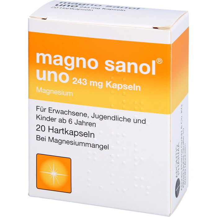 Magno Sanol uno 243 mg Kapseln, 20 pc Capsules