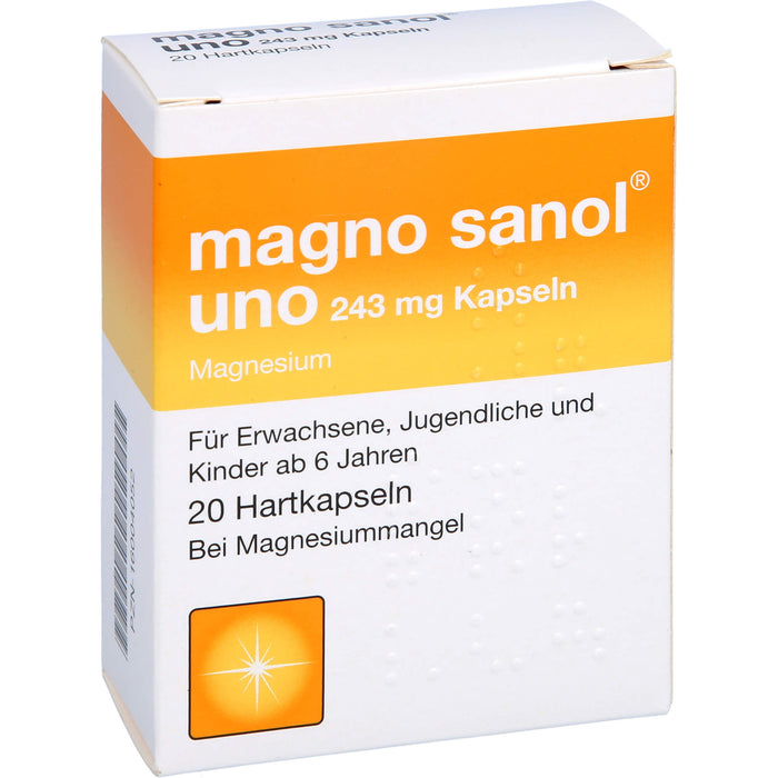 Magno Sanol uno 243 mg Kapseln, 20 pc Capsules