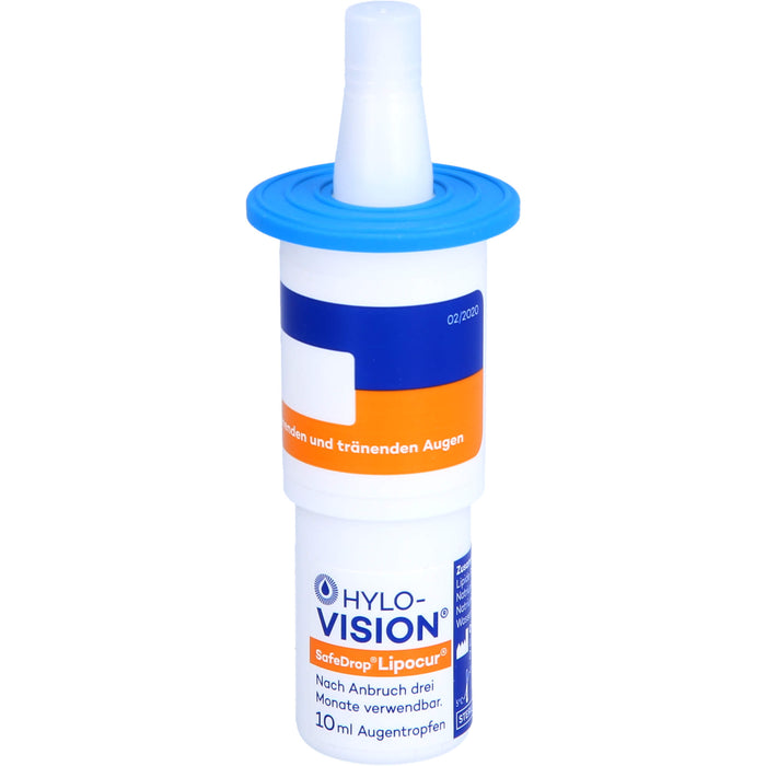 Hylo-Vision SafeDrop Lipocur Augentropfen bei Trockenheitsgefühl,  brennenden und tränenden Augen, 20 ml Solution