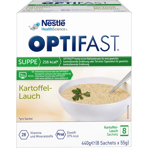 OPTIFAST home Suppe Kartoffel-Lauch Sachets, 8 St. Beutel