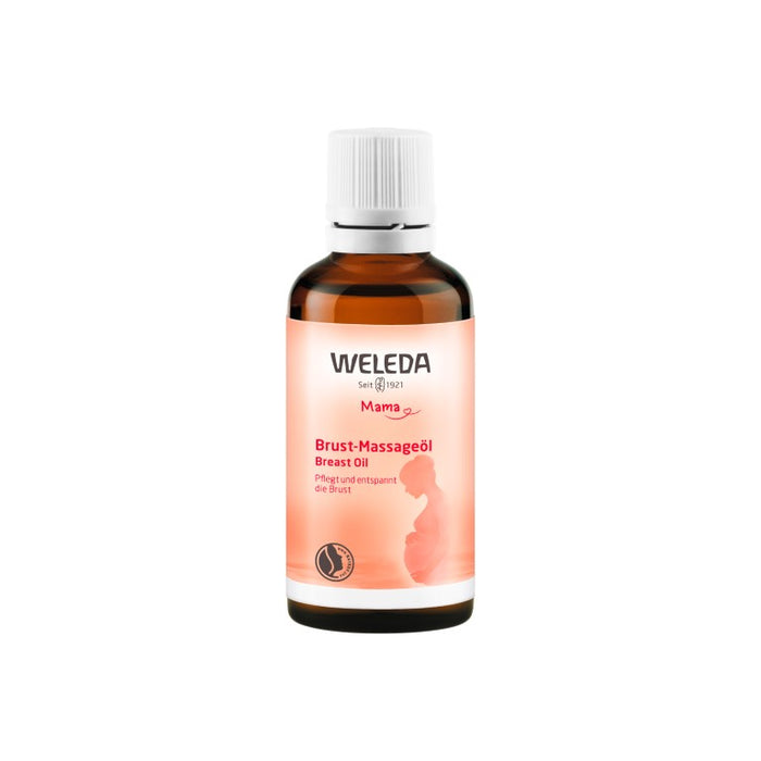 WELEDA Brust-Massageöl pflegt und entspannt die Brust, 50 ml Huile