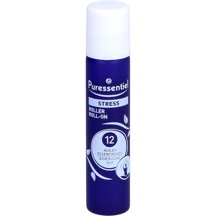 Puressentiel Stress Roll-on mit 12 ätherischen Bio-Ölen – lindert Nervosität und Stress, 5 ml Etheric oil