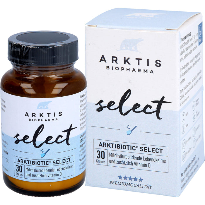 Arktis Arktibiotic select Pulver zur normalen Funktion des Immunsystems, 30 g Pulver