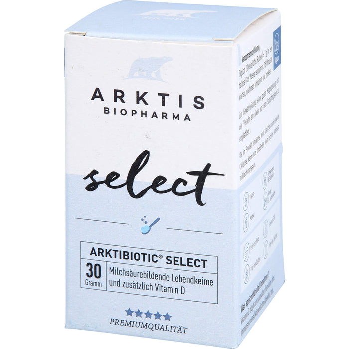 Arktis Arktibiotic select Pulver zur normalen Funktion des Immunsystems, 30 g Pulver