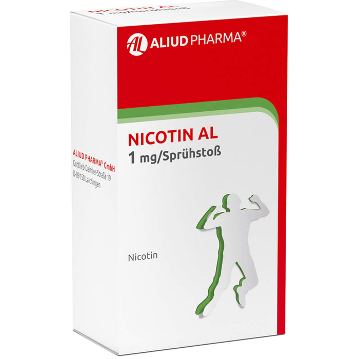 Nicotin AL 1 mg/Sprühstoß Spray zur Rauchentwöhnung, 2 pc Spray