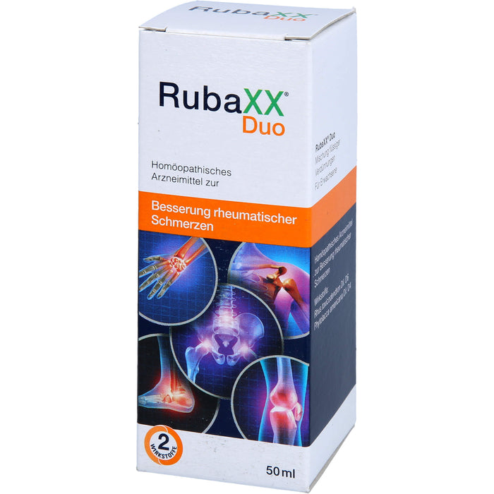 RubaXX Duo Mischung bei rheumatischen Beschwerden, 50 ml Solution