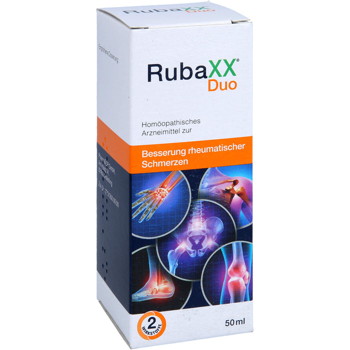 RubaXX Duo Mischung bei rheumatischen Beschwerden, 50 ml Solution