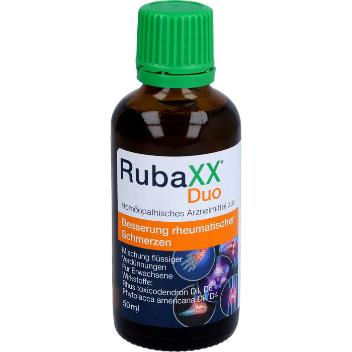 RubaXX Duo Mischung bei rheumatischen Beschwerden, 50 ml Solution