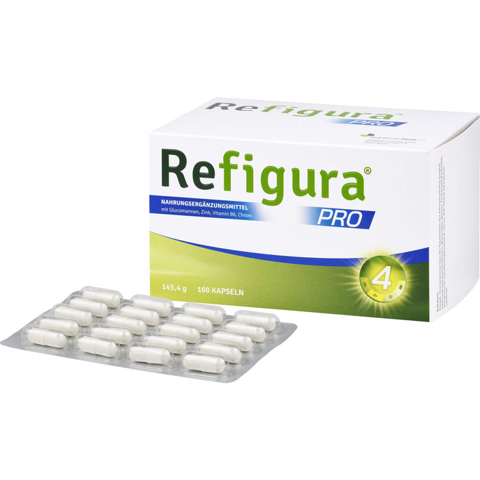 Refigura pro Kapseln für einen aktiven Stoffwechsel vegan, 160 pc Capsules