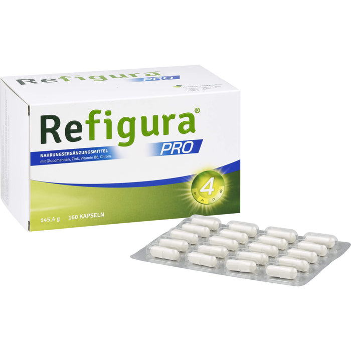 Refigura pro Kapseln für einen aktiven Stoffwechsel vegan, 160 pc Capsules