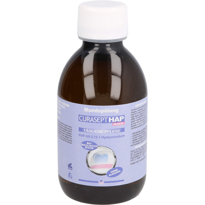 CURASEPT HAP012 PVP-VA 0,12 + Hyaluron Mundspülung, 200 ml Solution