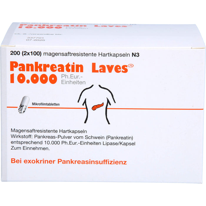 Pankreatin Laves 10.000 Ph, 200 St HKM