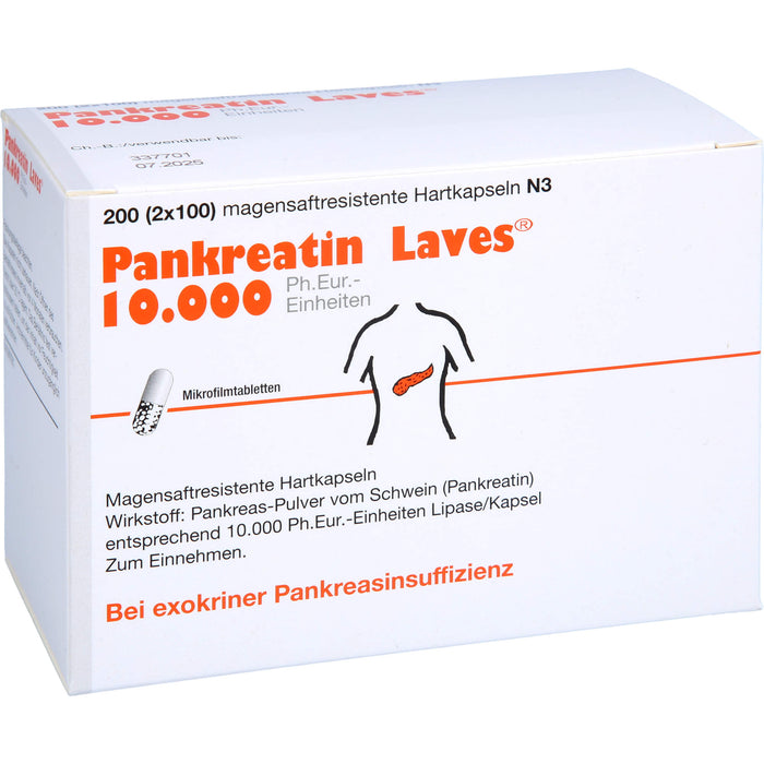 Pankreatin Laves 10.000 Ph, 200 St HKM