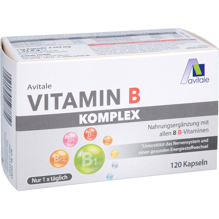 Avitale Vitamin B Komplex Kapseln, 120 pcs. Capsules