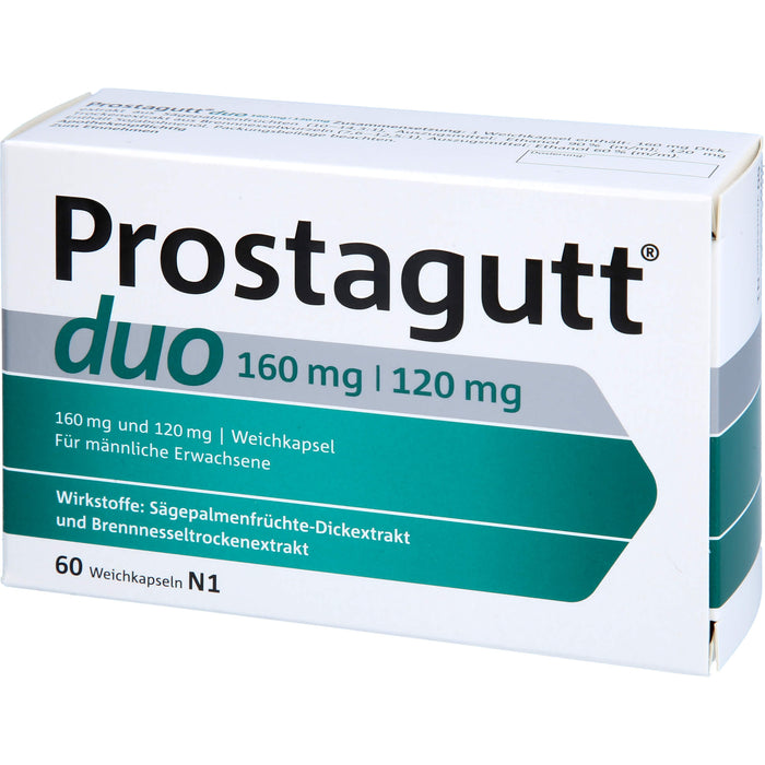 Prostagutt duo 160 mg / 120 mg, Weichkapseln, 60.0 St. Kapseln