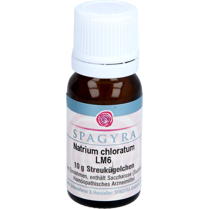 Natrium chloratum LM6 Spagyra Globuli, 10 g GLO