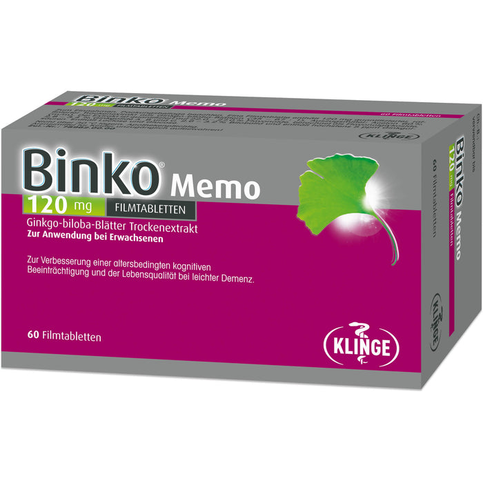 Binko Memo 120 Mg Filmtabl, 60 St FTA