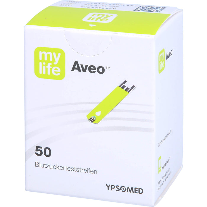 Mylife Aveo Blutzuckerteststreifen, 50 pcs. Test strips