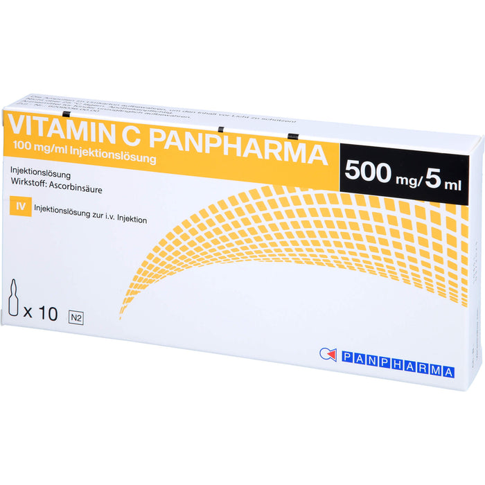Vitamin C Panpharma 100 mg/ml Injektionslösung, 10 pcs. Ampoules