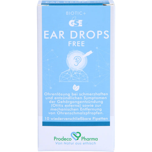 GSE Ear Drops Free Ohrenlösung, 10 St. Einzeldosispipetten