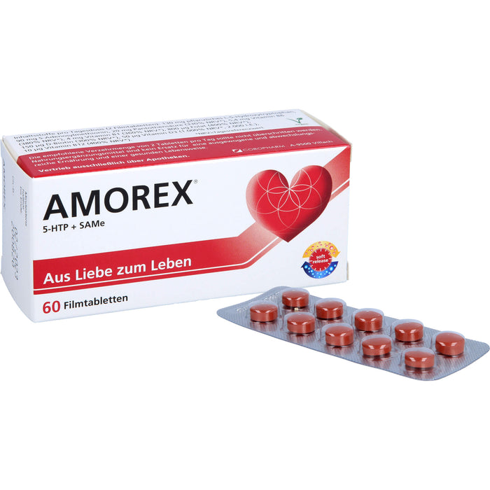 AMOREX 5-HTP und SAMe Filmtabletten aus Liebe zum Leben, 60 St. Tabletten