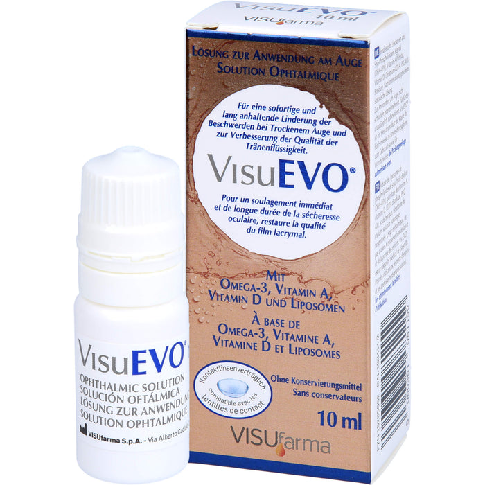 VisuEvo Lösung Augentropfen für trockene Augen, 10 ml Solution