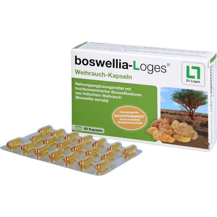 boswellia-Loges Weihrauch-Kapseln, 60 pc Capsules