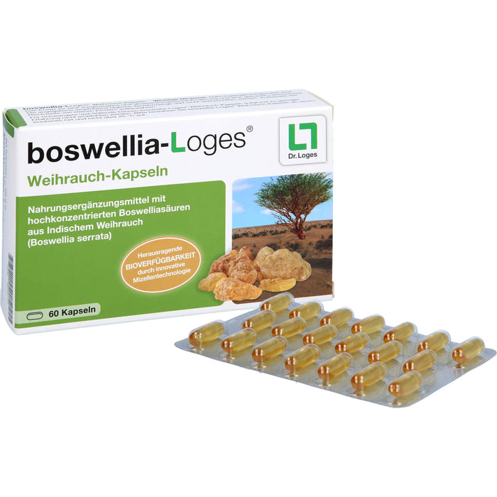 boswellia-Loges Weihrauch-Kapseln, 60 St., 60 pc Capsules