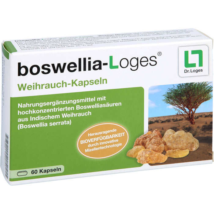 boswellia-Loges Weihrauch-Kapseln, 60 St., 60 pc Capsules