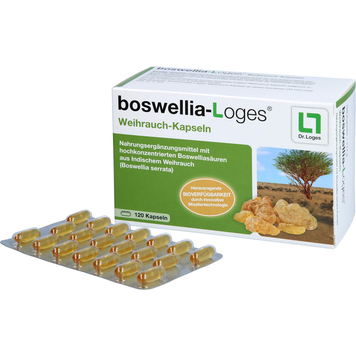 boswellia-Loges Weihrauch-Kapseln, 120 St., 120 pc Capsules
