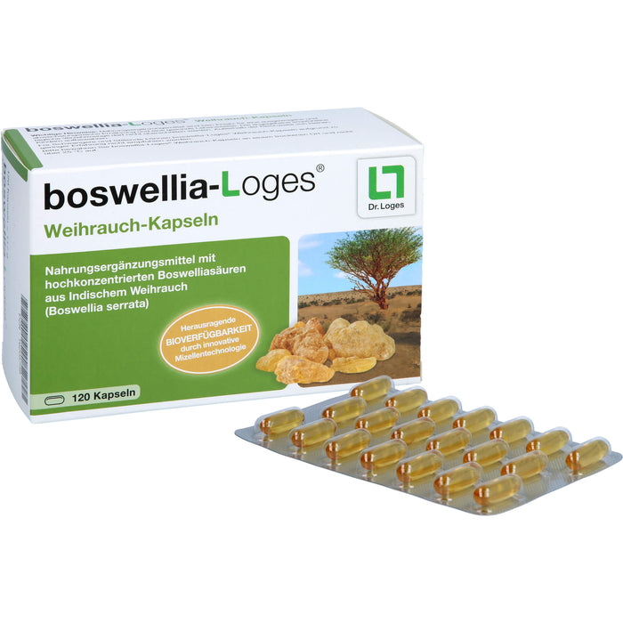 boswellia-Loges Weihrauch-Kapseln, 120 St., 120 pc Capsules