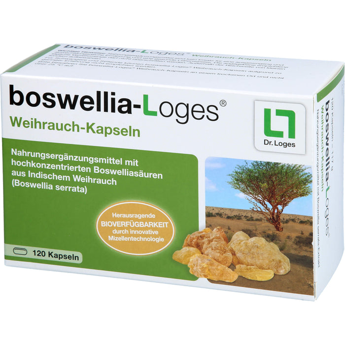 boswellia-Loges Weihrauch-Kapseln, 120 St., 120 pc Capsules