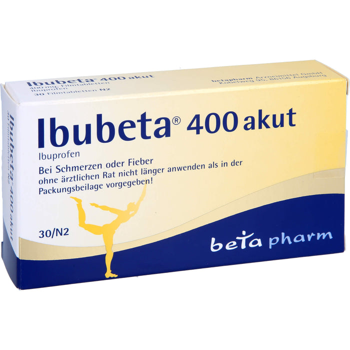 Ibubeta 400 akut Filmtabletten, 30 pcs. Tablets