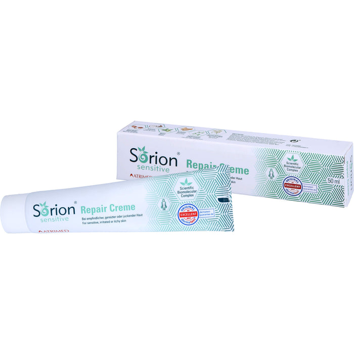 Sorion Repair Creme Sensitive für empfindliche, gereizte oder juckende Haut, 50 ml Cream