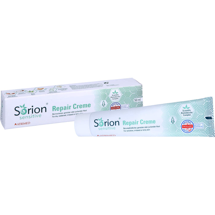 Sorion Repair Creme Sensitive für empfindliche, gereizte oder juckende Haut, 50 ml Cream