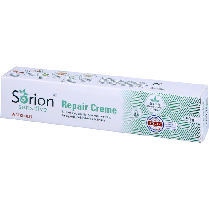 Sorion Repair Creme Sensitive für empfindliche, gereizte oder juckende Haut, 50 ml Cream