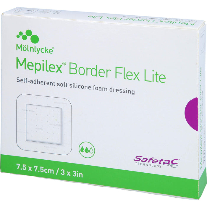 Mepilex Border Flex Lite Schaumverband 7,5 x 7,5 cm, 5 pcs. dressing