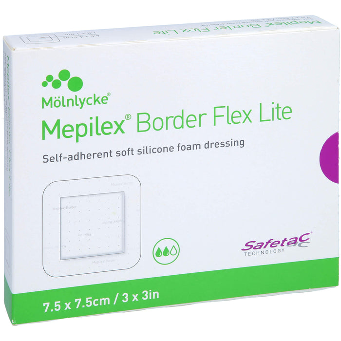 Mepilex Border Flex Lite Schaumverband 7,5 x 7,5 cm, 5 pcs. dressing