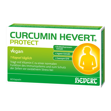 Curcumin Hevert Protect, 60 St. Kapseln Hevert-Testen