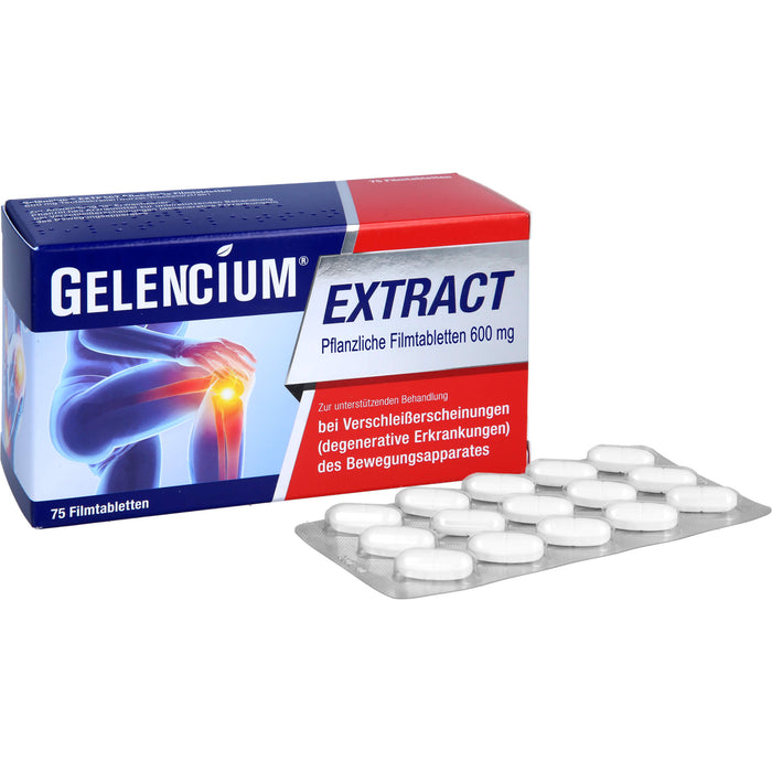 Gelencium Extract Pflanzliche Filmtabletten 600 mg bei Verschleißerscheinungen, 75 pcs. Tablets