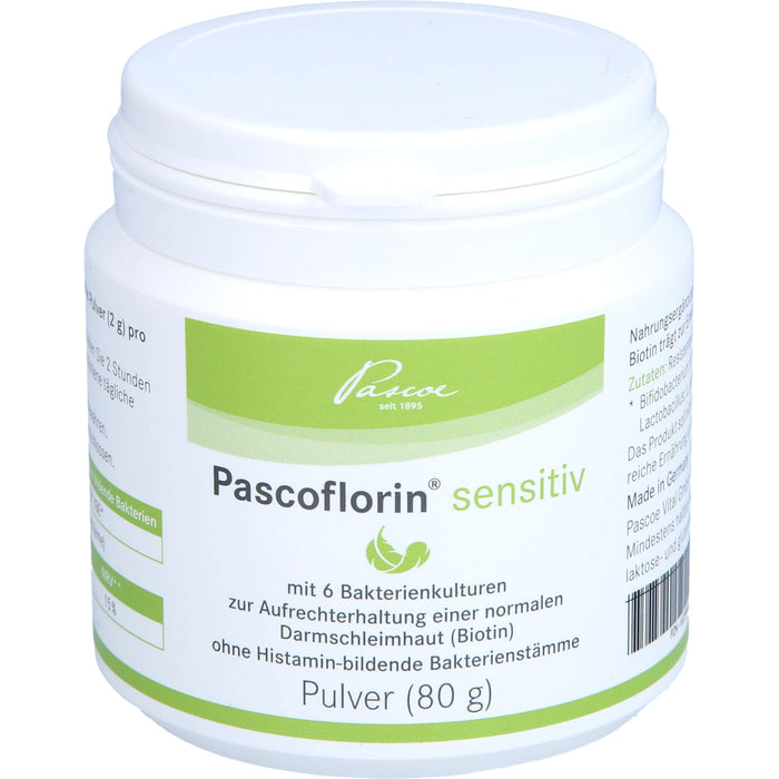 Pascoflorin sensitiv Pulver zur Aufrechterhaltung einer normalen  Darmschleimhaut, 80 g Pulver