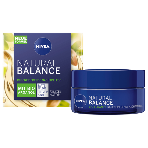 NIVEA Natural Balance Regenerierende Nachtpflege, 50 ml Creme
