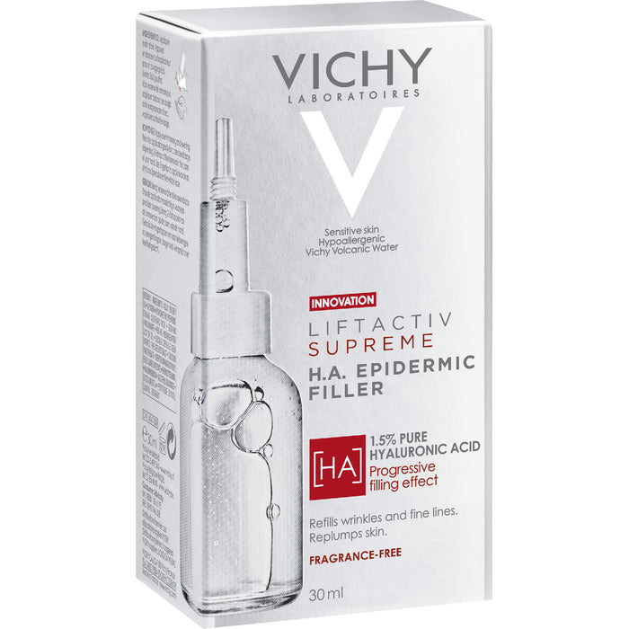 VICHY Liftactiv Supreme H.A. Epidermic Filler aufpolsterndes Hyaluronsäure-Serum, 30 ml Concentré