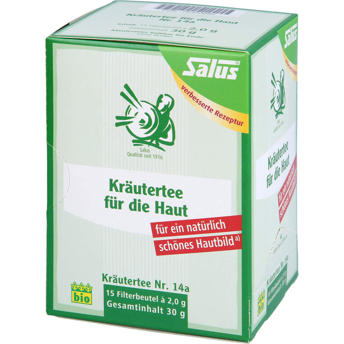 Salus Kräutertee für die Haut Nr. 14 a bio, 15 pcs. Sachets