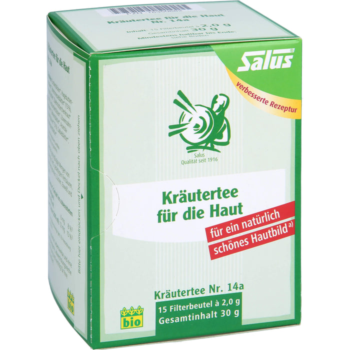 Salus Kräutertee für die Haut Nr. 14 a bio, 15 pcs. Sachets